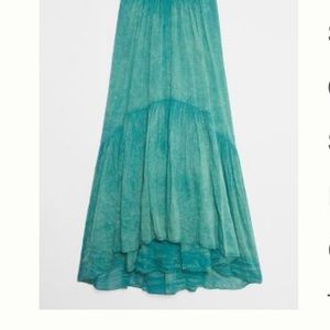 Anthropologie Zena Washed Maxi Skirt